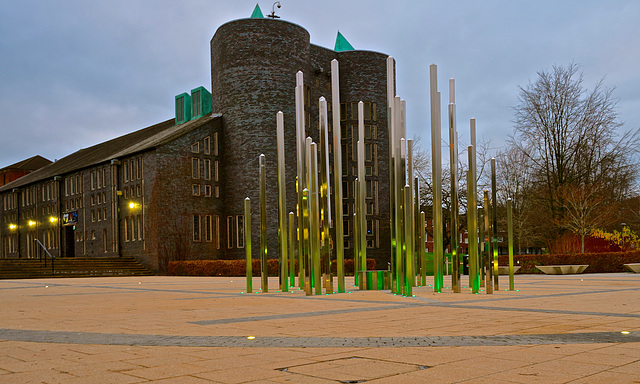 Keele University chapel and Forest of Light