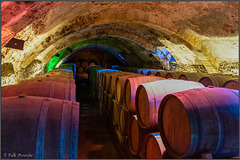 Der Weinkeller in der Chartreuse de Bonpas