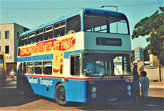 Southend Transport 309 (WTU 474W) in Southend Bus Station – 9 Aug 1995 (279-07)