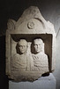 Funerary Stele of Ladies from Lyon in the Lugdunum Gallo-Roman Museum, October 2022
