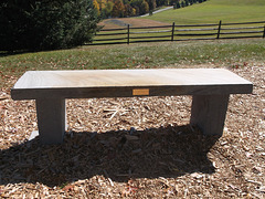 Holbert Brothers bench donation