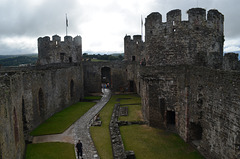 Conwy Castle, West Towers and West Entrance