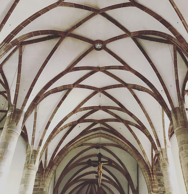 Gothic ceiling.