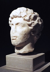 Marble Private Portrait in the Archaeological Museum of Madrid, October 2022