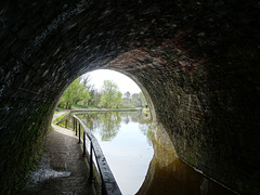 Chirk tunnel towpath