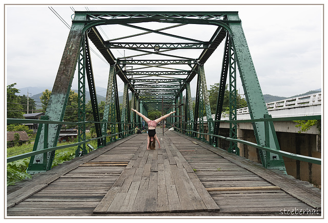 Pai Memorial Bridge in Thailand
