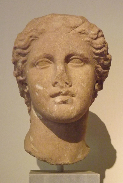 Head of Aphrodite from Kephissia in the National Archaeological Museum of Athens, May 2014