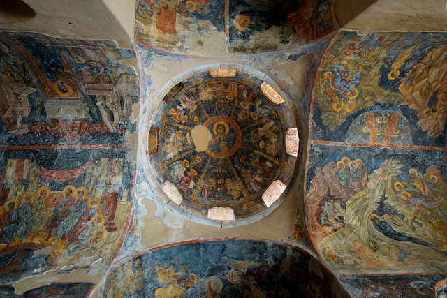 Inside Peribleptos Monastery, Mystras