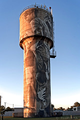Water tower artwork