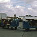 Gepäck-Transport am Flughafen Mandalay in der Vergangenheit 1981