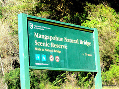 Natural Bridge Sign.