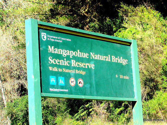 Natural Bridge Sign.