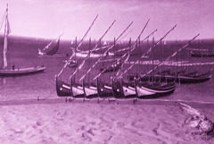The schooners of the King D. Carlos I in Cascais Bay (19th century)