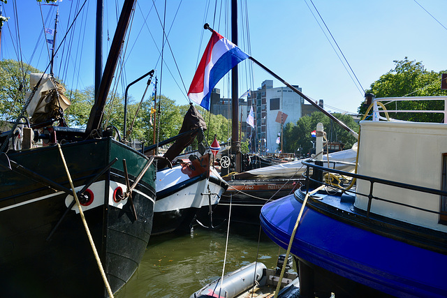 Sail Leiden 2018 – Ships and a view of the former ﬂour mill