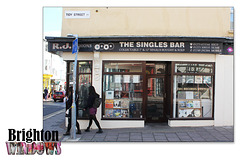 The Singles Bar - Brighton windows - 31.3.2015