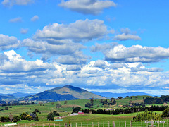 Mount Pirongia Under Cloud