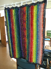 Rainbow Crochet Panel, Fun a Day LA