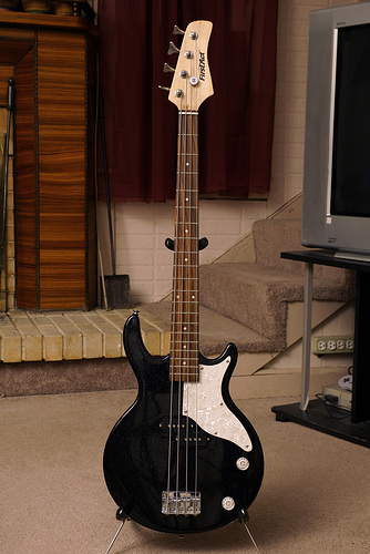 first act electric bass guitar