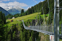Die längste und höchste Hängebrücke Österreichs (bis 2014) - The longest and highest suspension bridge in Austria