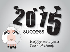 Happy New Year-2015 Year-of-sheep