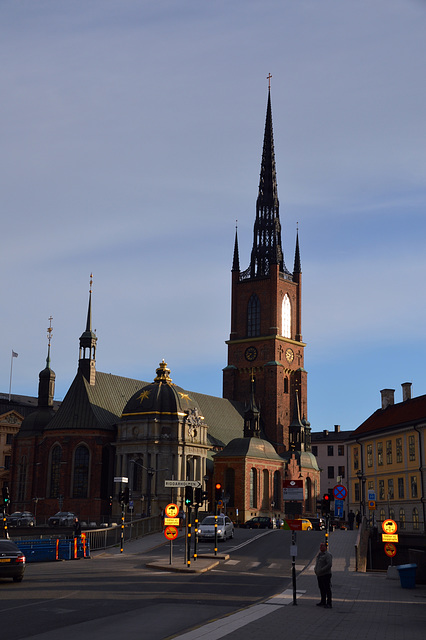 Riddarsholmkirche im Sommernachtslicht