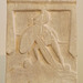 Funerary Stele of Alkias of Phokis in the National Archaeological Museum in Athens, May 2014