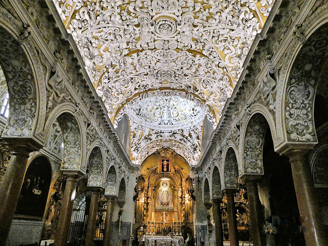 Séville / Sevilla (E) 17 juillet 2018. Eglise Santa Maria la Blanca (Quartier de Santa Cruz).