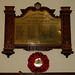 First World War Memorial, Saint Mary's Church, Stockport, Greater Manchester