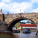 CZ - Prague - Charles Bridge, seen from the Vltava