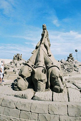 Cerberus in Sand, Great Yarmouth, Norfolk