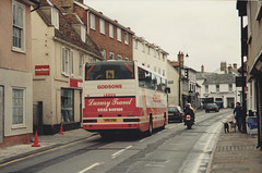 Godson’s Coaches K136 KUM in Mildenhall – 28 May 1995 (268-16)