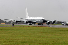 Boeing RC 135 Rivet Joint on Taxi run RAF Waddington,Lincolnshire 5th July 2014