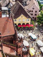 Freiburg vom Turm des Münsters