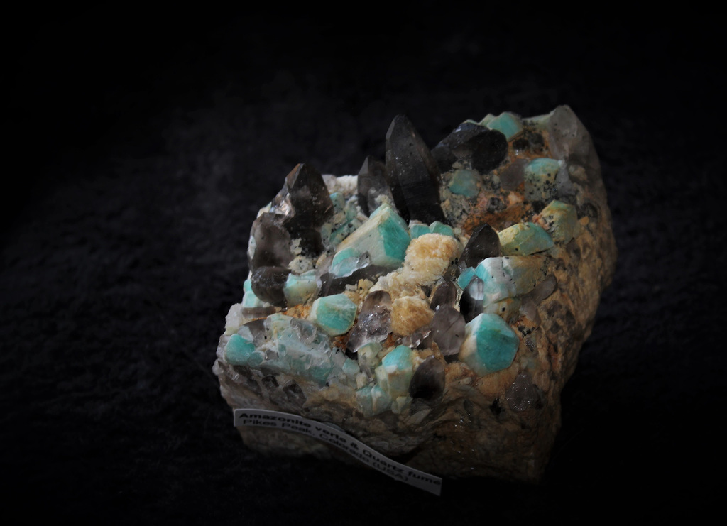 Amazonite et quartz fumé ( Colorado)