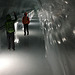 Ice tunnel. Two brothers.