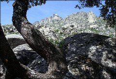 Sierra de La Cabrera and an exuberence of granite.