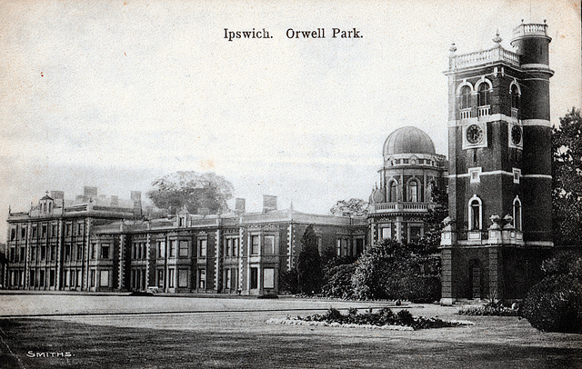 Orwell Park, Suffolk (the tower with the dome on the right is an observatory)