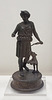 Bronze Statuette of Diana from Lyon Croix-Rousse in the Lugdunum Gallo-Roman Museum, October 2022
