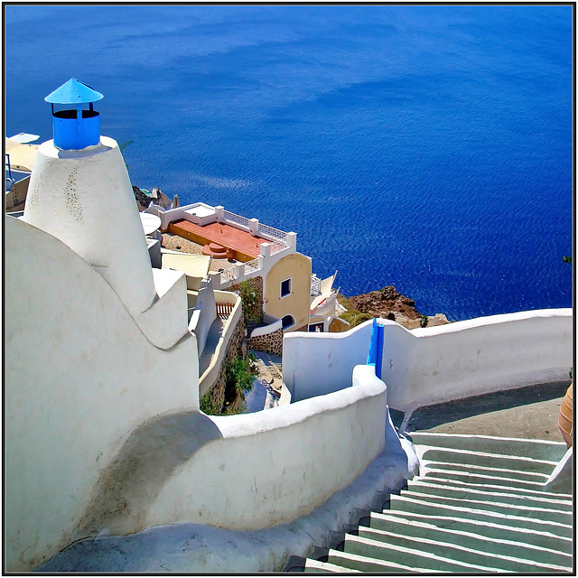Santorini :  Θήρα, il mare delle Cicladi