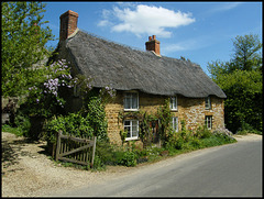 English thatched cottage