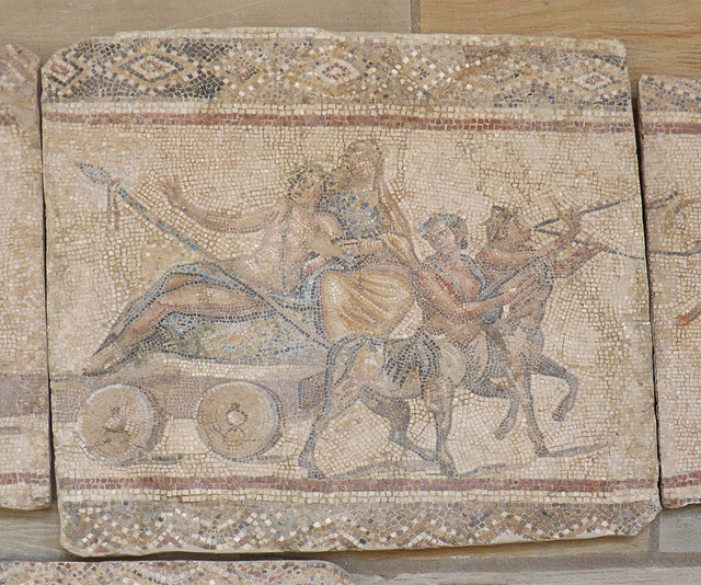 Fragment of a Mosaic with a Dionysiac Procession from Gerasa in the Yale University Art Gallery, October 2013