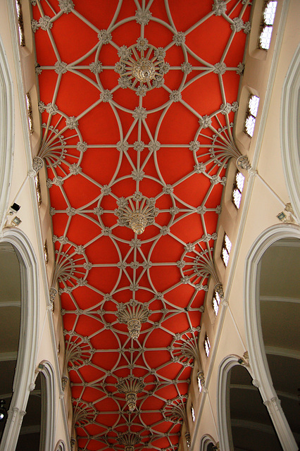 Nave ceiling, Saint Matthew's Church, Walsall, West Midlands