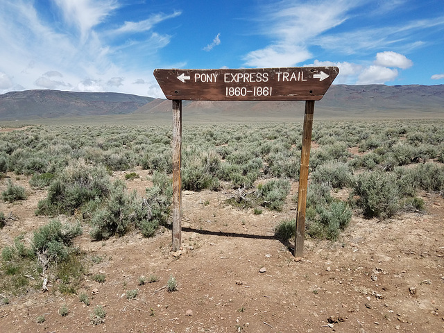 Pony Express route