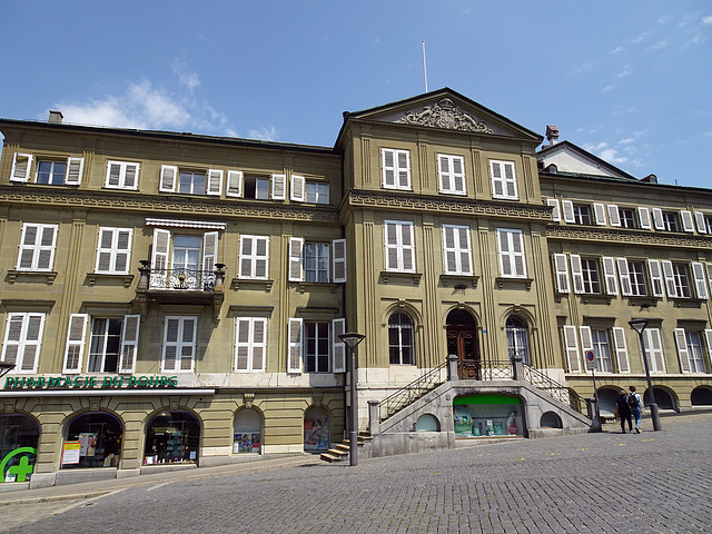 Altstadtgebäude in Fribourg