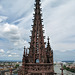 Blick von einem zum anderen Basler Münsterturm