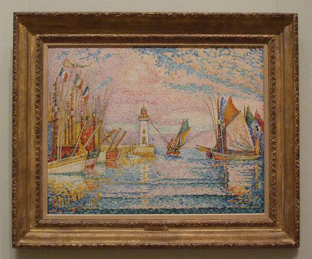 The Lighthouse at Groix by Signac in the Metropolitan Museum of Art, May 2011