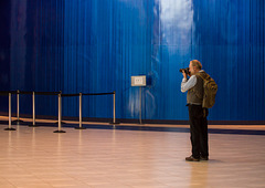 photographer at the museum