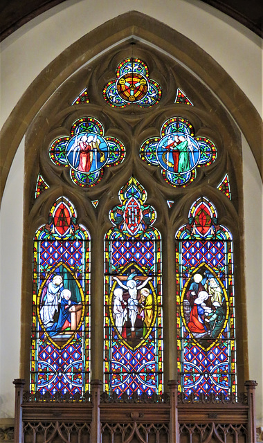 widford church, essex, c19, glass by powell's 1862