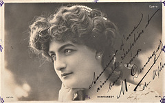 Marcelle Demougeot autographed