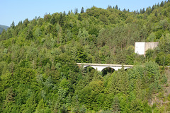 Romania, Road Bridge in the Bicaz Gorge